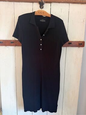 House of Harlow 1970 short sleeve Ribbed Polo Dress